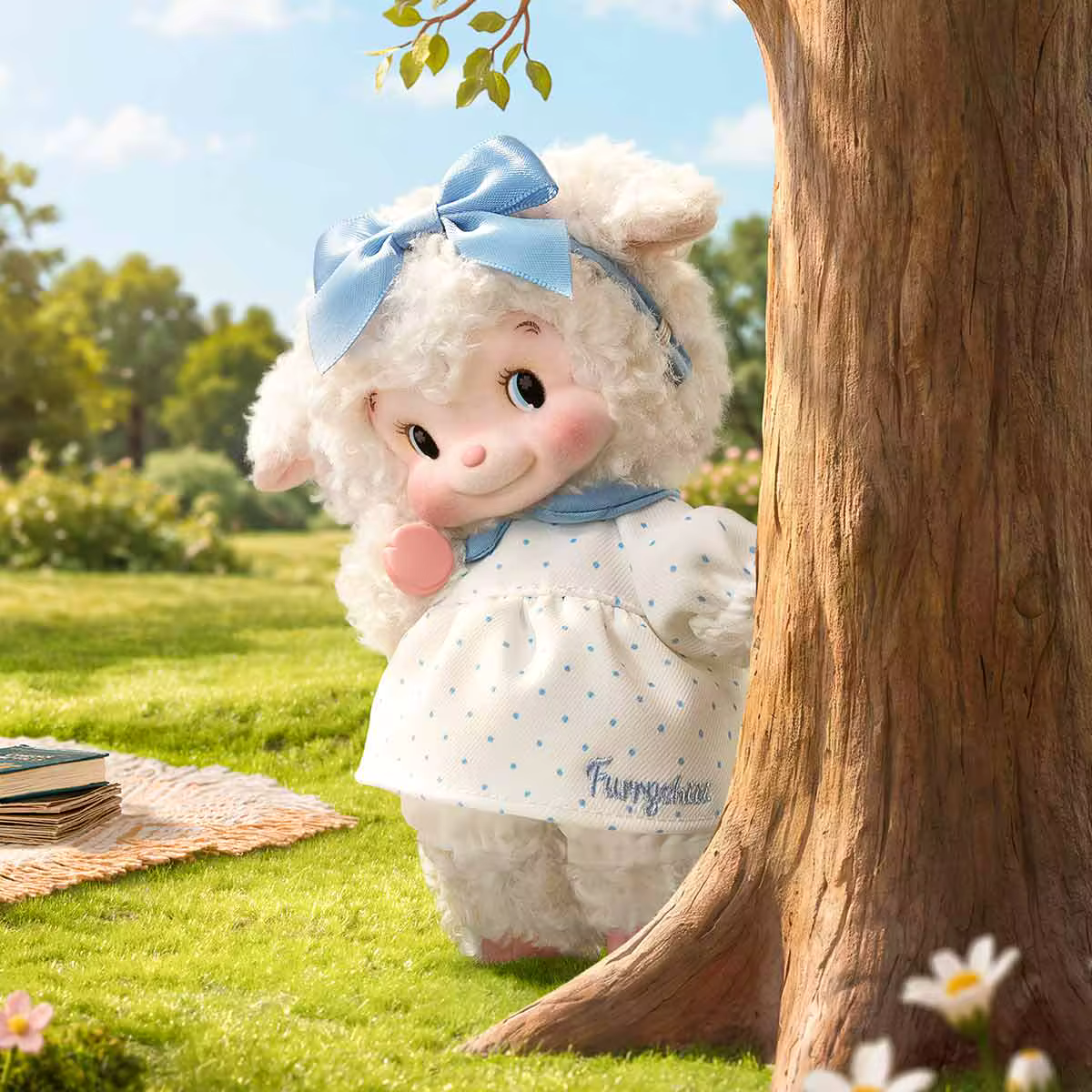 2349. RiboDiary Forest Gathering Day Series Plush Doll Pendant