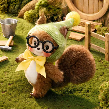 2349. RiboDiary Forest Gathering Day Series Plush Doll Pendant