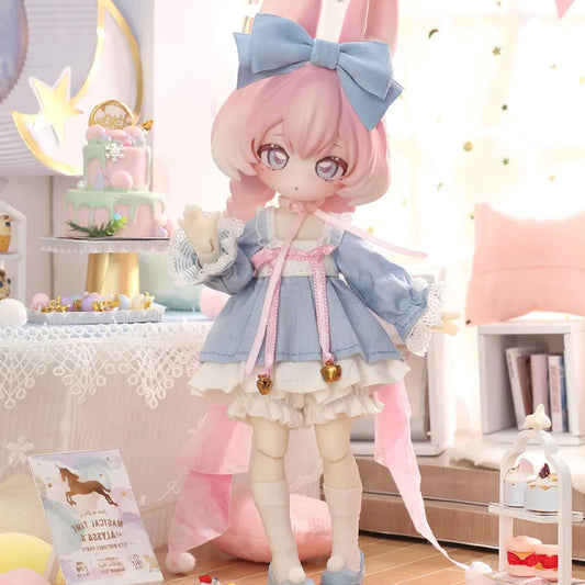 760. Inedible Doll Moon Jumping Time Bunny Series BJD Blind Box