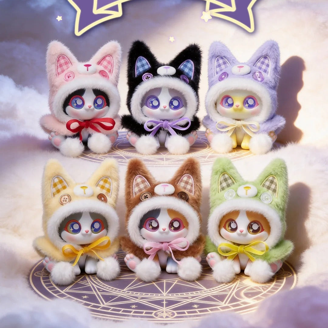 1930. PICOCO Magic Cloak Cat Series Plush Blind Box