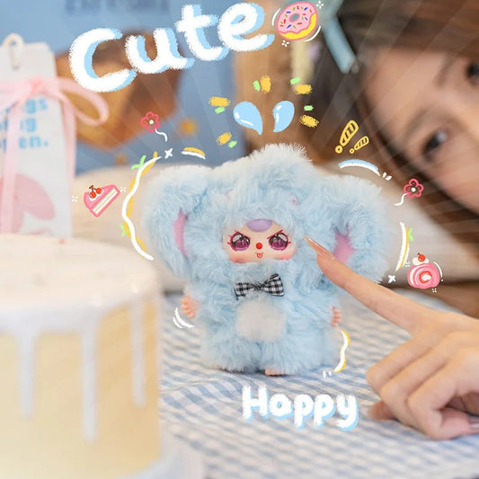 1298. Baby Three Mini Animal World Series Plush Blind Box