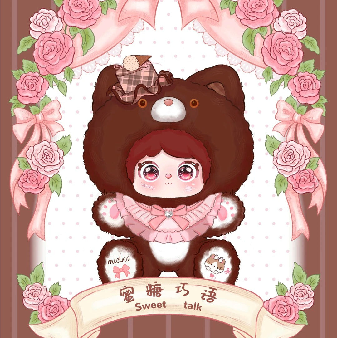 1297. MIELNO 800% Meow Rabbit Diary Series Plush Blind Box