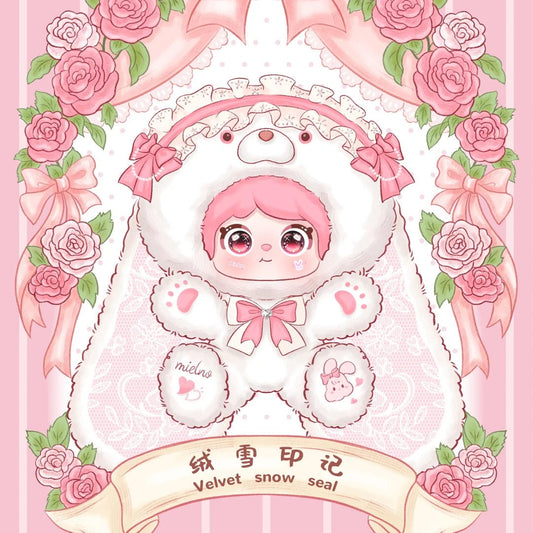 1297. MIELNO 800% Meow Rabbit Diary Series Plush Blind Box