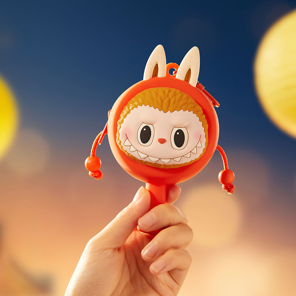 83. THE MONSTERS Let's Have Fun Together Series-Rattle-drum Earphone Case