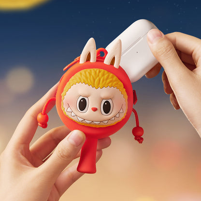 83. THE MONSTERS Let's Have Fun Together Series-Rattle-drum Earphone Case
