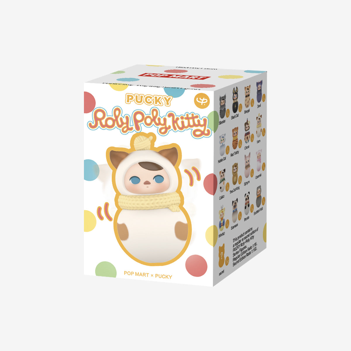 131. PUCKY Roly-Poly Kitty Series Figures Blind Box