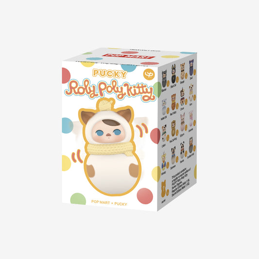 131. PUCKY Roly-Poly Kitty Series Figures Blind Box