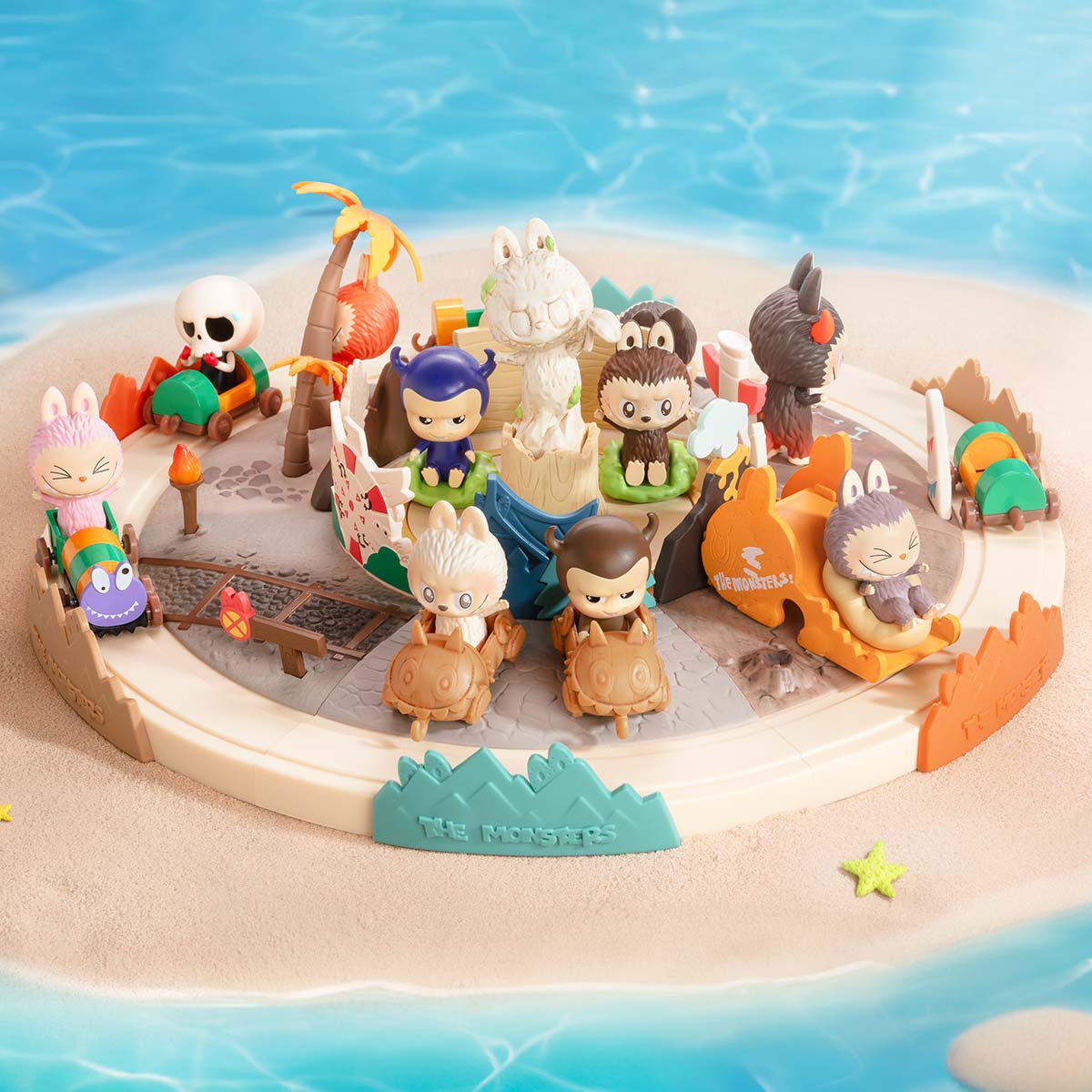 132. THE MONSTERS Playing Games Series Scene Sets Blind Box