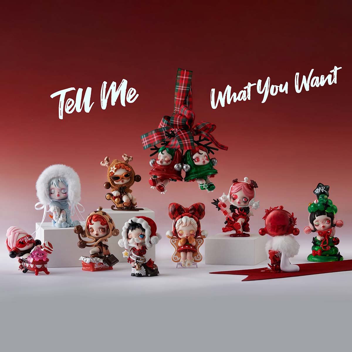 222. SKULLPANDA Tell Me What You Want Series Figures Blind Box