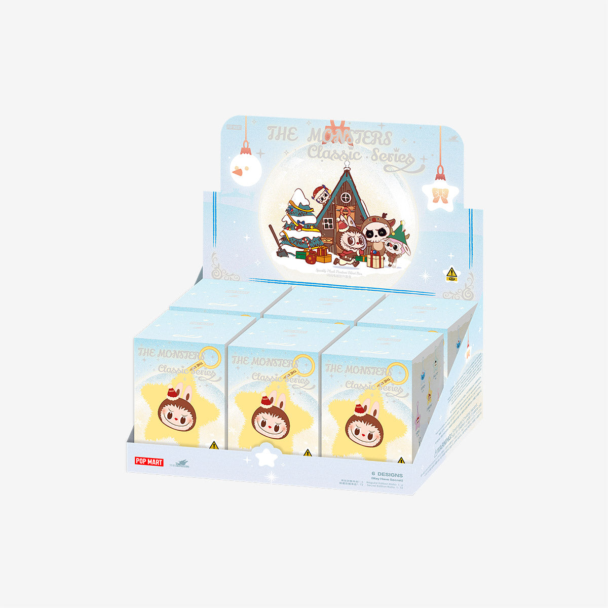 249. THE MONSTERS Classic Series-Sparkly Plush Pendant Blind Box