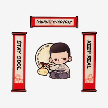 324. Wealthy Snake's New Year Celebration Series-Mini Spring Couplets Fridge Magnet Blind Box