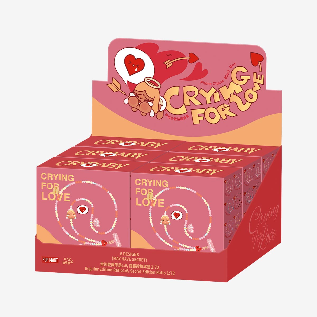 377. CRYBABY Crying For Love Series-Phone Charm Blind Box
