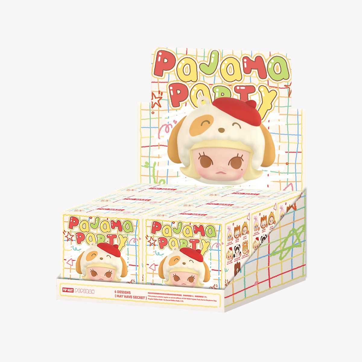 534. POP BEAN Pajama Party earphone bag