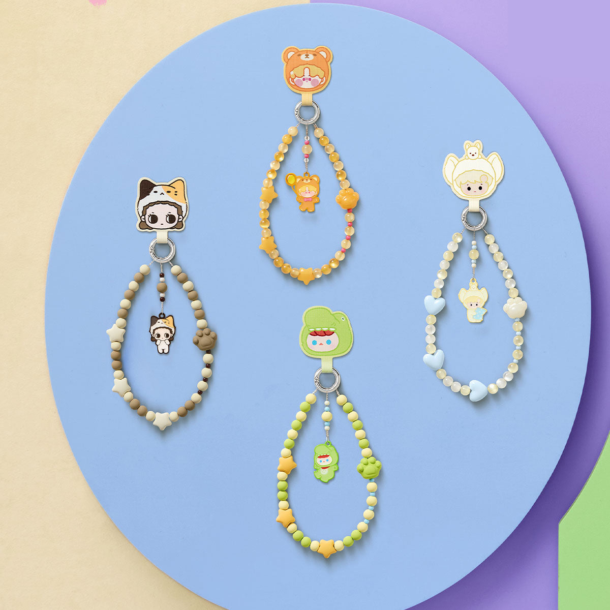 533. POP BEAN Pajama Party mobile phone chain