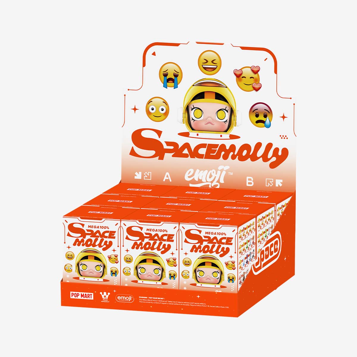 541. MEGA SPACE MOLLY 100% × emoji™ Series