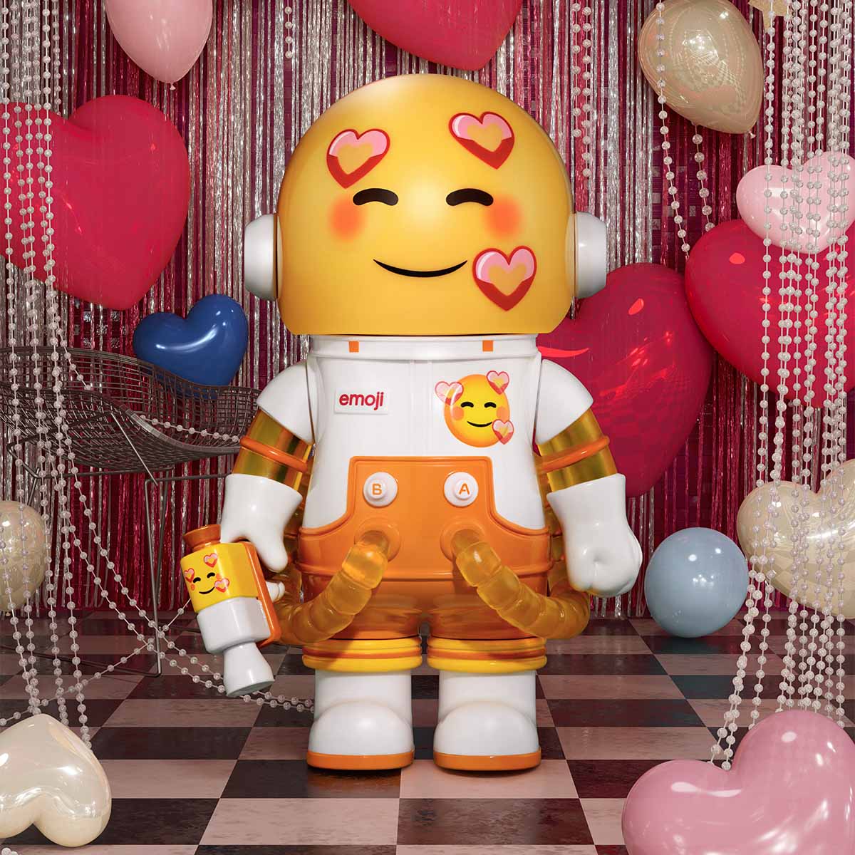 541. MEGA SPACE MOLLY 100% × emoji™ Series
