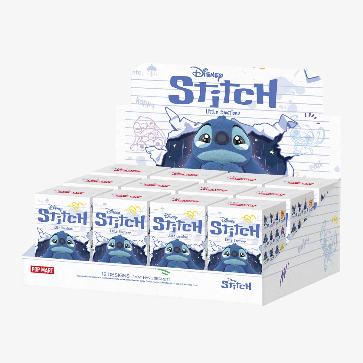 554. Stitch Little Emotions Series Figures