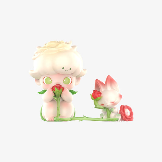 565. DIMOO Whisper of the Rose Figure Hanging Card