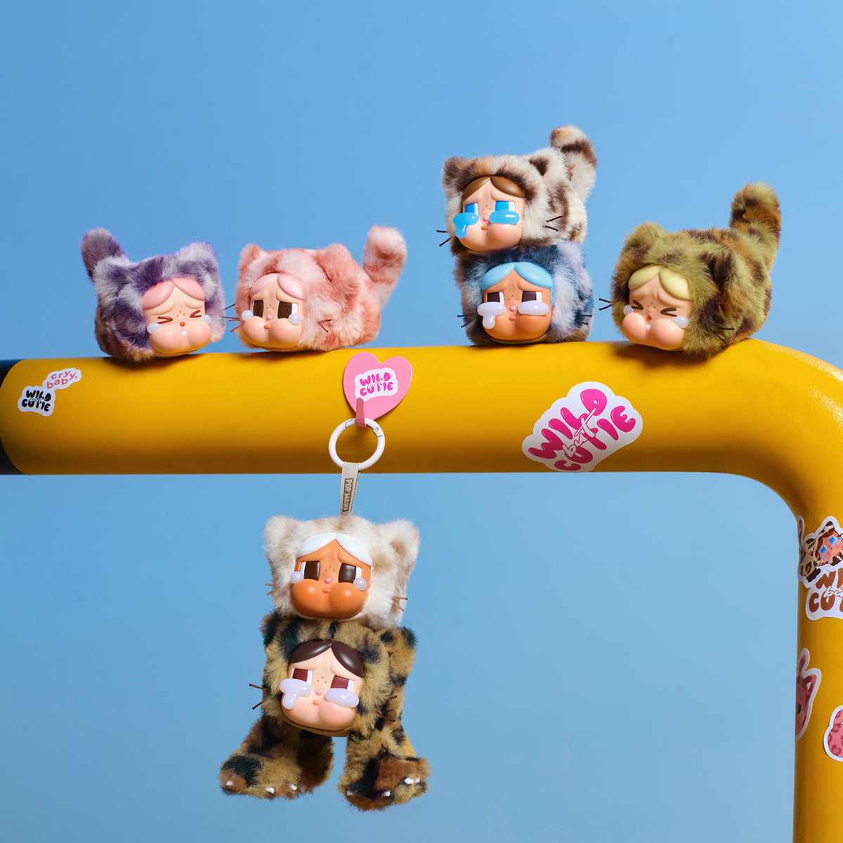 582. CRYBABY Wild but Cutie Series - Vinyl Plush Pendant Blind Box