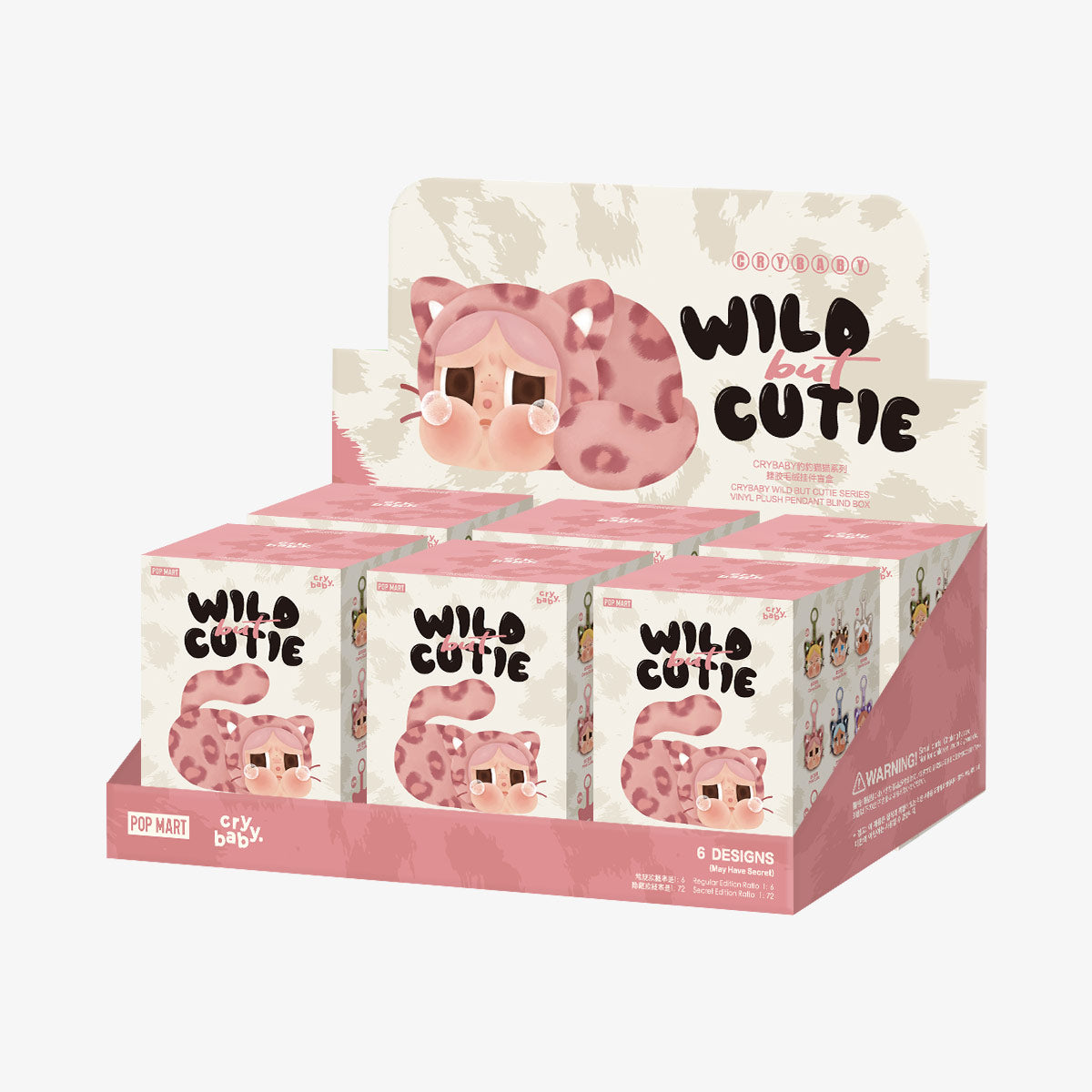 582. CRYBABY Wild but Cutie Series - Vinyl Plush Pendant Blind Box