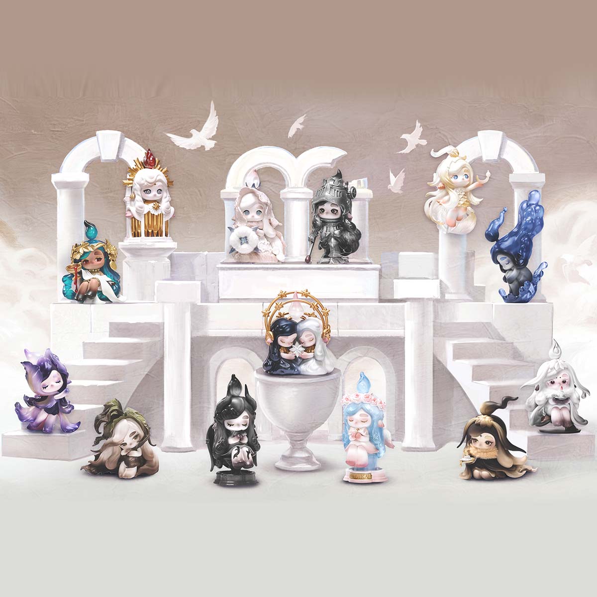581. CHAKA Candle Whisper Series Figures