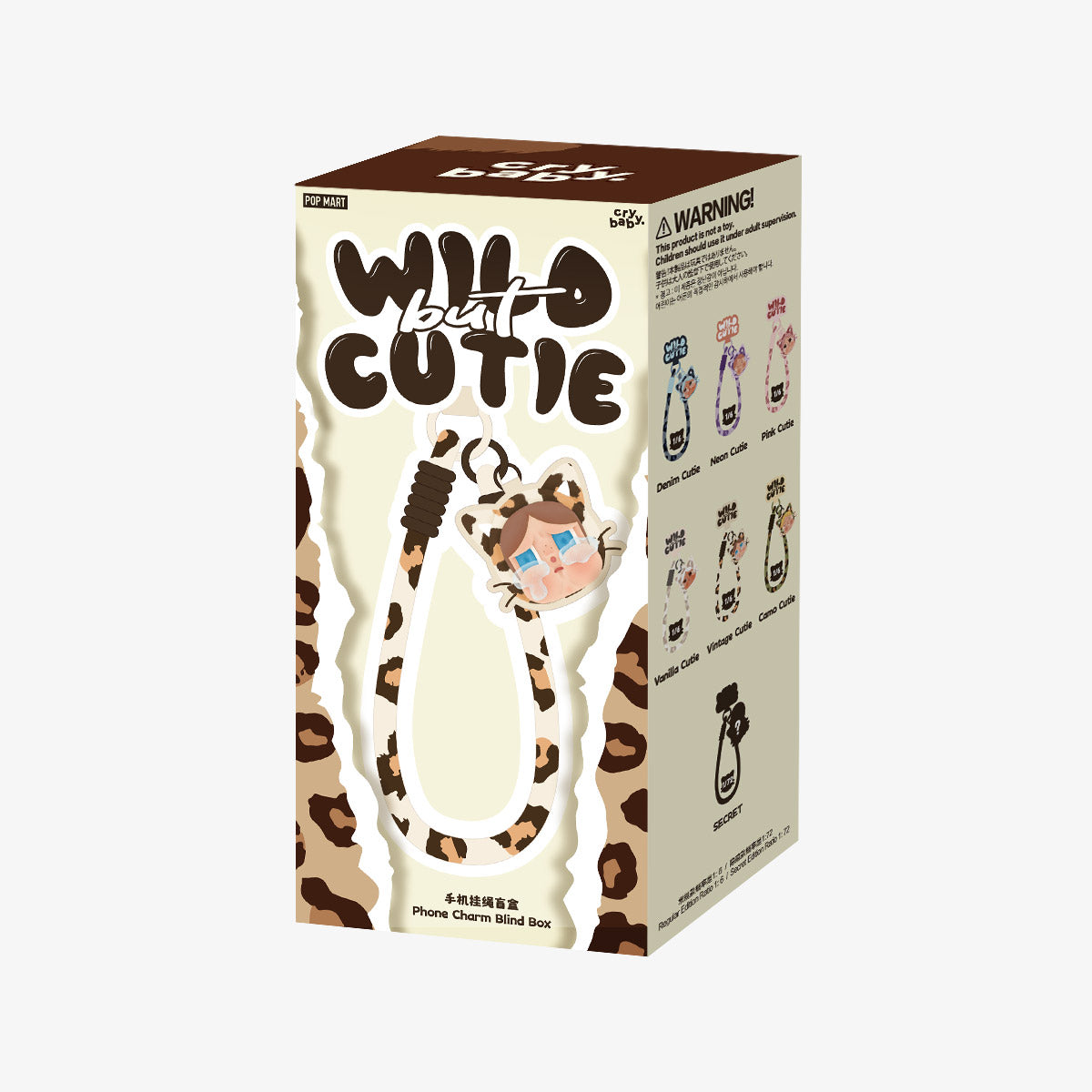589. CRYBABY Wild but Cutie Series-Phone Charm Blind Box