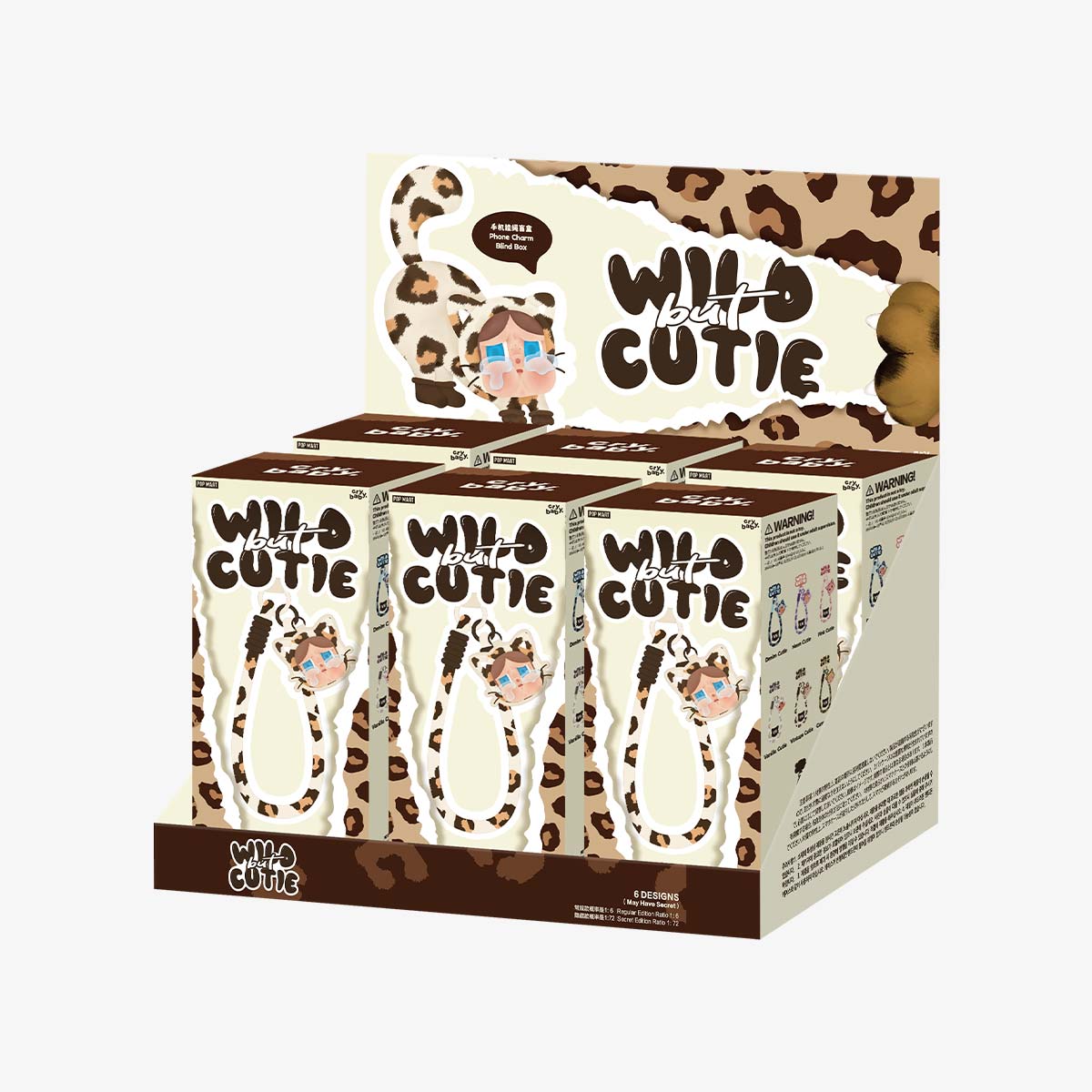 589. CRYBABY Wild but Cutie Series-Phone Charm Blind Box