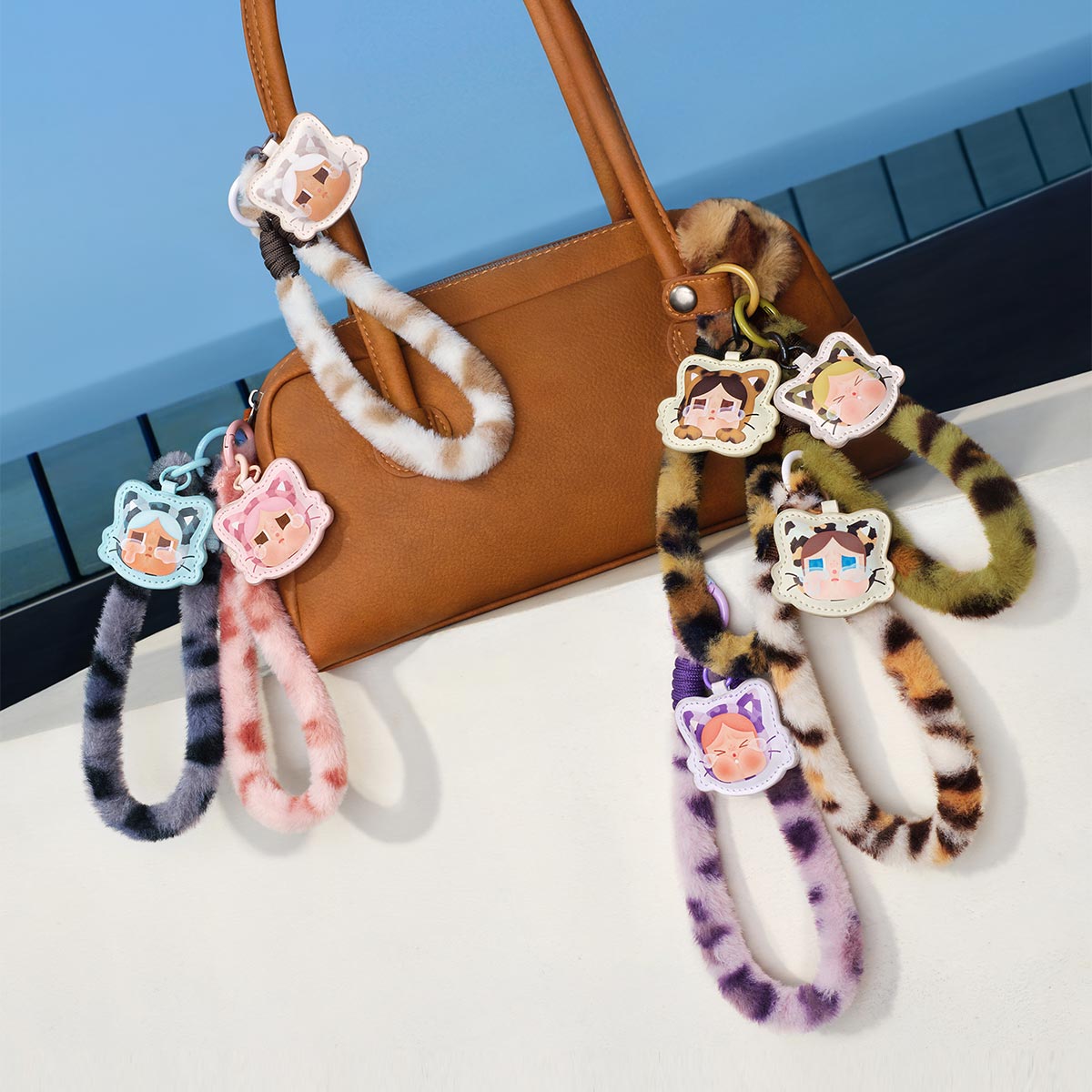 589. CRYBABY Wild but Cutie Series-Phone Charm Blind Box