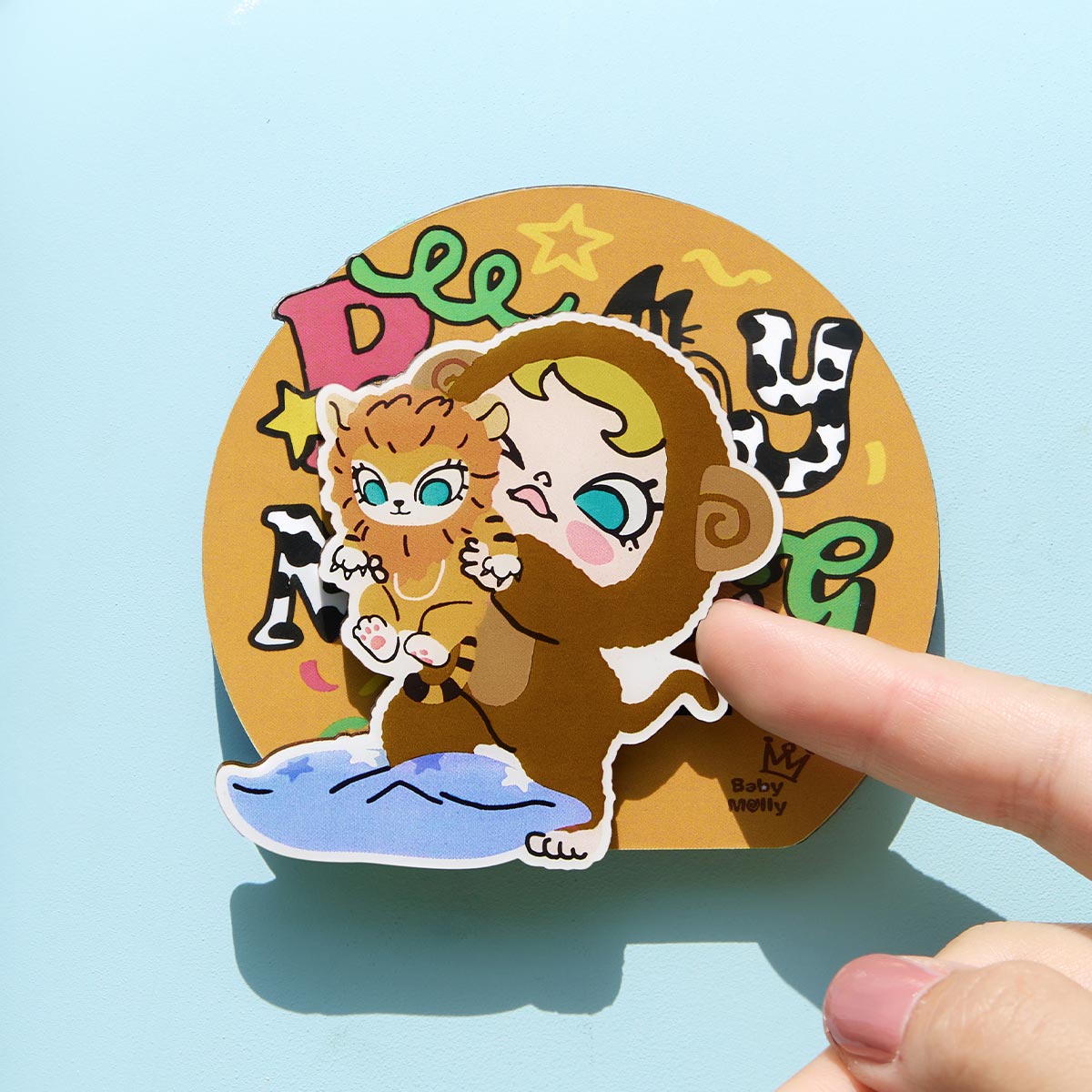 604. Baby Molly & Baby Tabby Series-Fridge Magnet Blind Box
