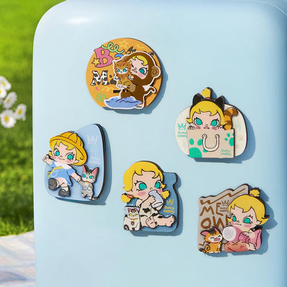 604. Baby Molly & Baby Tabby Series-Fridge Magnet Blind Box