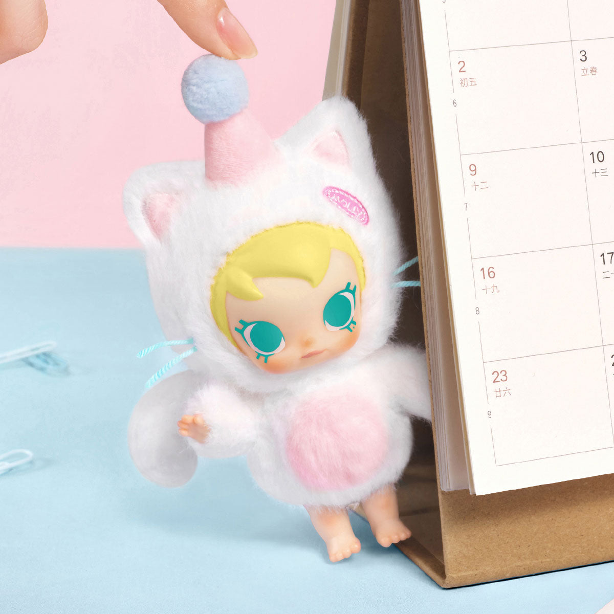 600. Baby Molly Pocket Friends Series-Vinyl Plush Pendant Blind Box