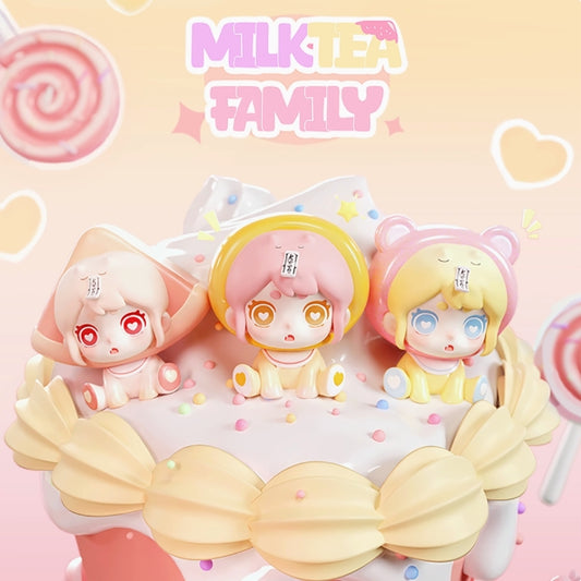 593. Keeno Milk Tea Family Series Beans Blind Box