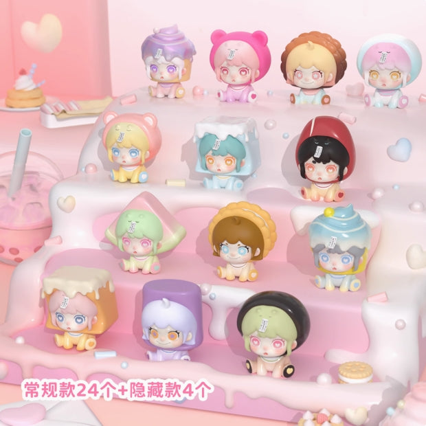 593. Keeno Milk Tea Family Series Beans Blind Box