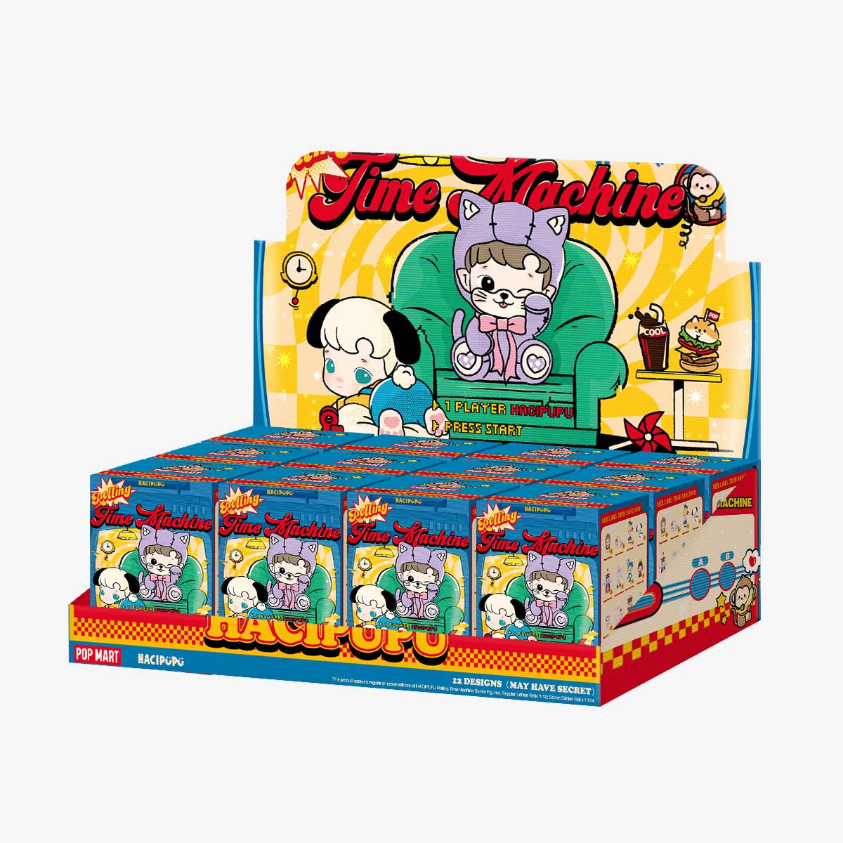 618. HACIPUPU Rolling Time Machine Series Figures