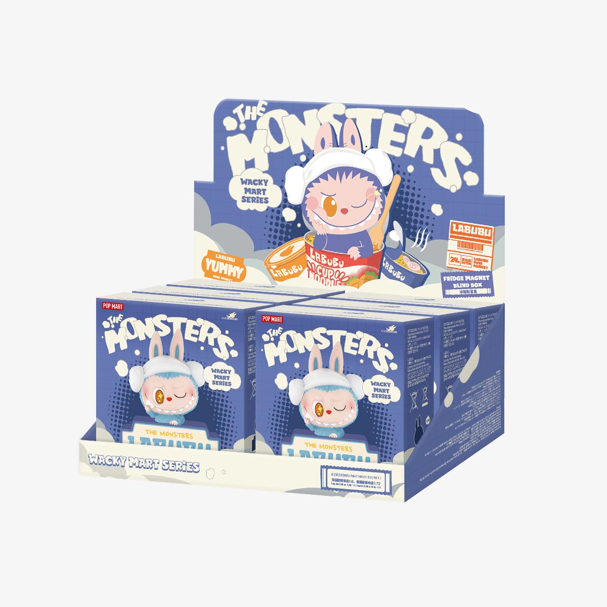645. THE MONSTERS Wacky Mart Series-Fridge Magnet Blind Box