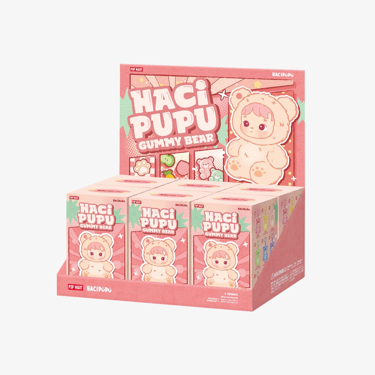 660. HACIPUPU Gummy Bear Series-Vinyl Plush Pendant Blind Box