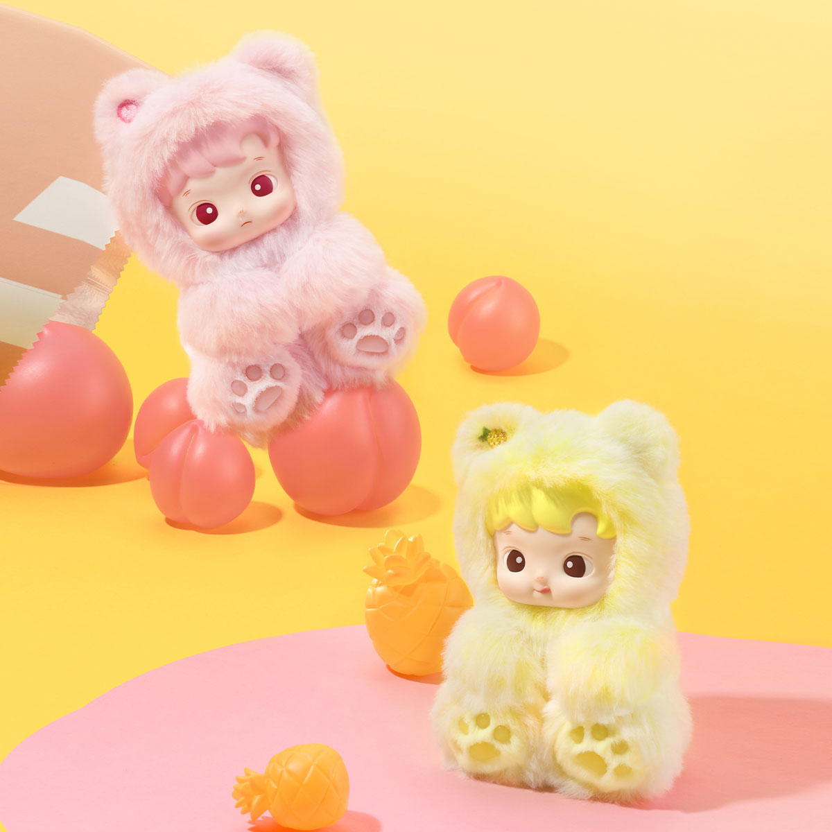 660. HACIPUPU Gummy Bear Series-Vinyl Plush Pendant Blind Box