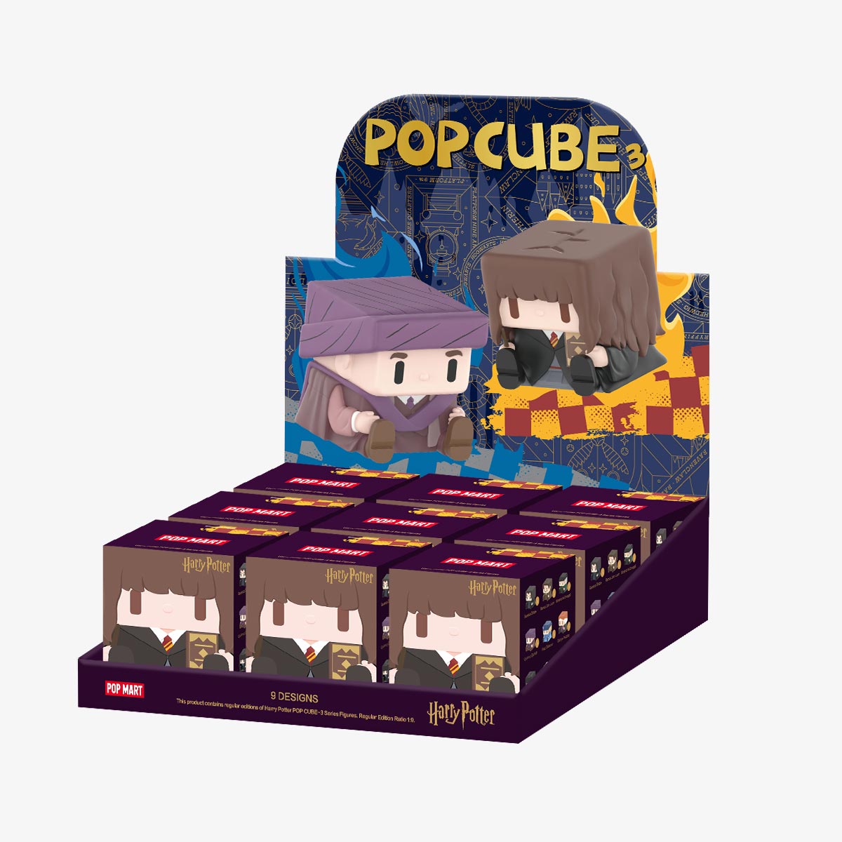 662. Harry Potter POP CUBE-3 Series Figures