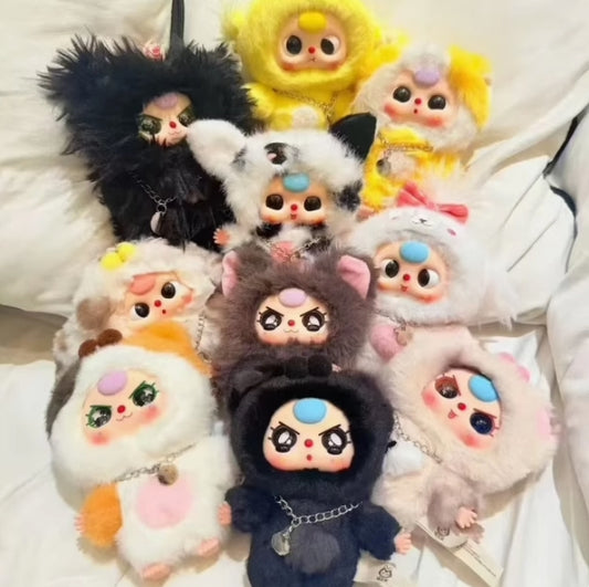 667. Baby Three Cats and Dogs Series Plush Blind Box