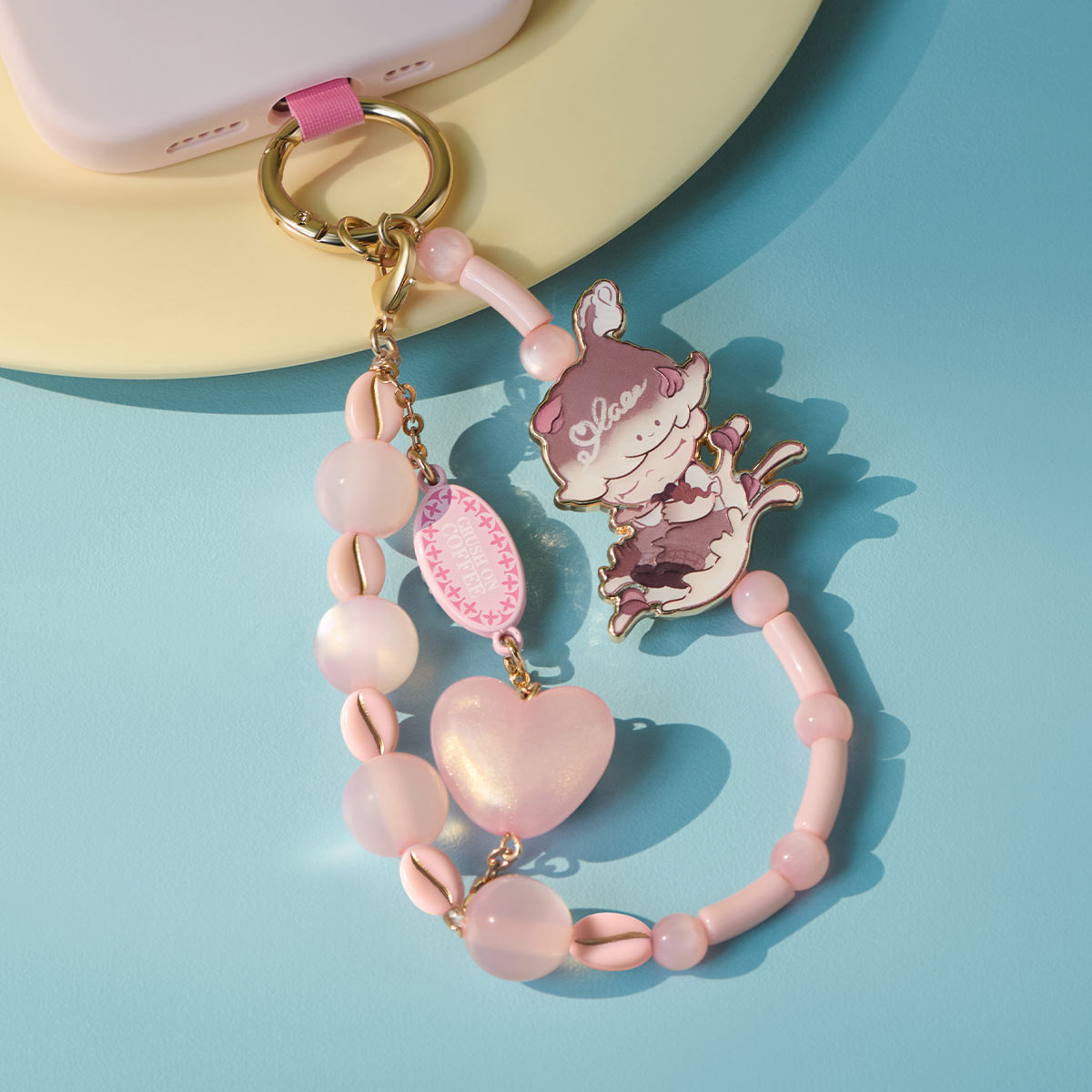 780. DIMOO Crush on Coffee Series-Phone Charm Blind Box