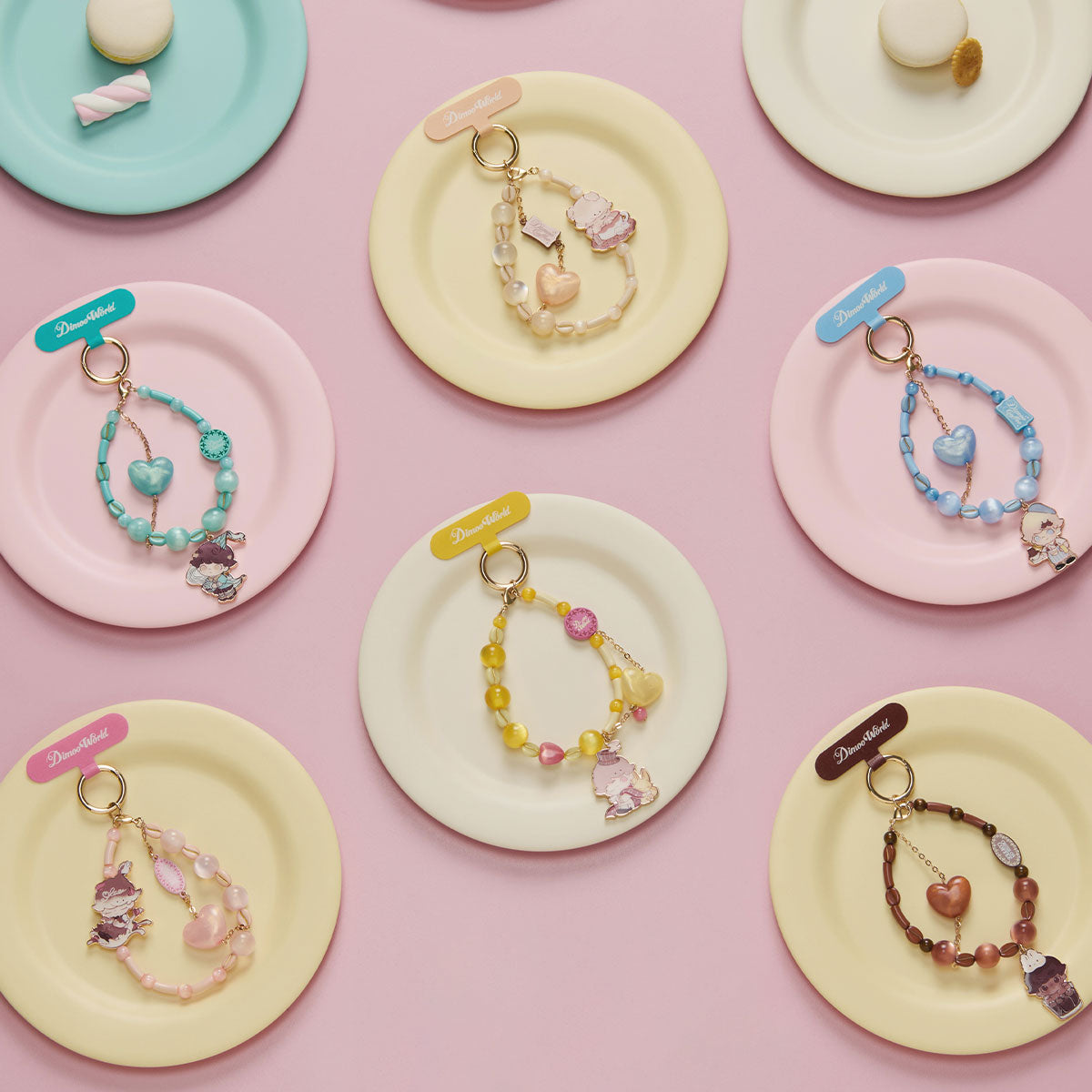 780. DIMOO Crush on Coffee Series-Phone Charm Blind Box