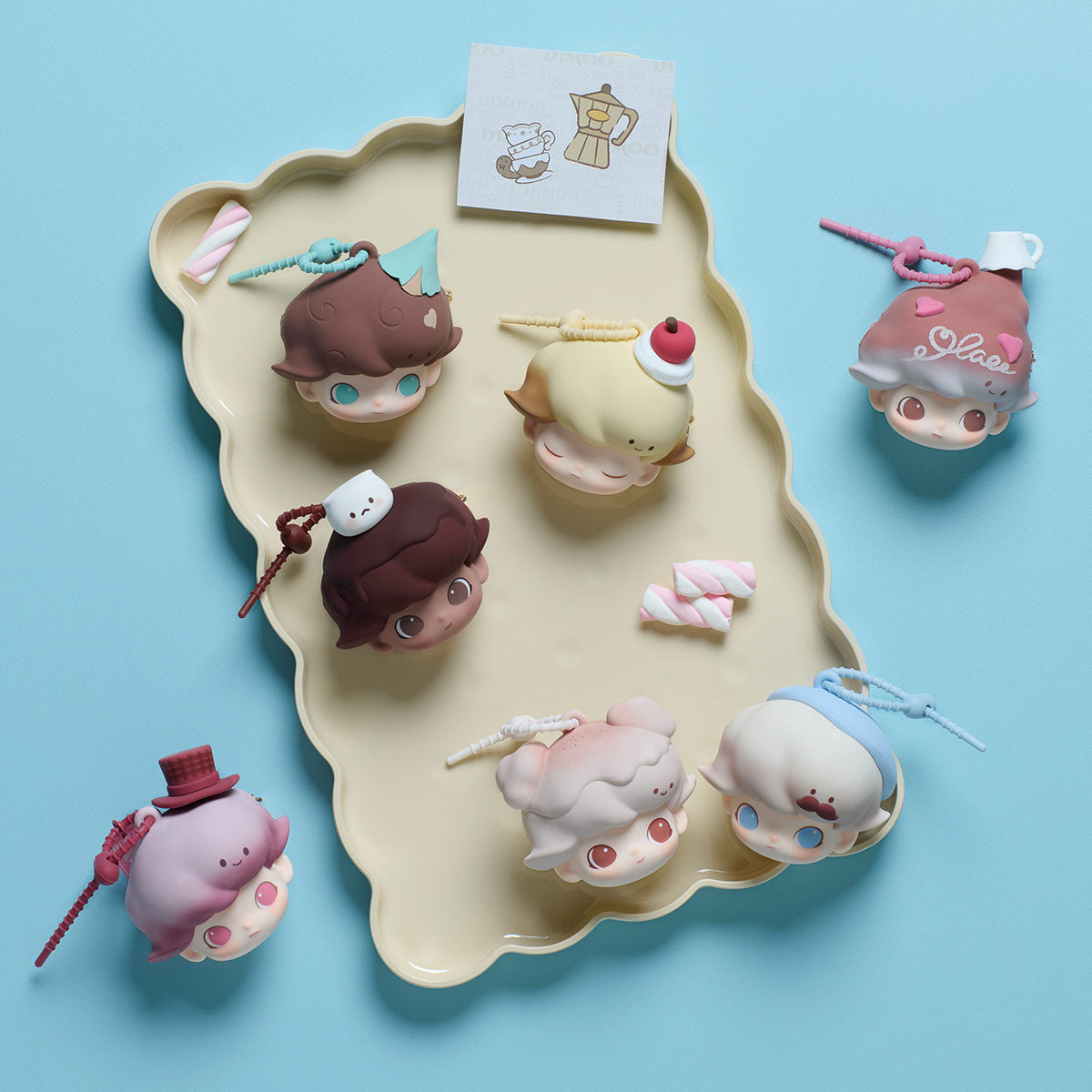 777. DIMOO Crush on Coffee Series-Earphone Case Blind Box