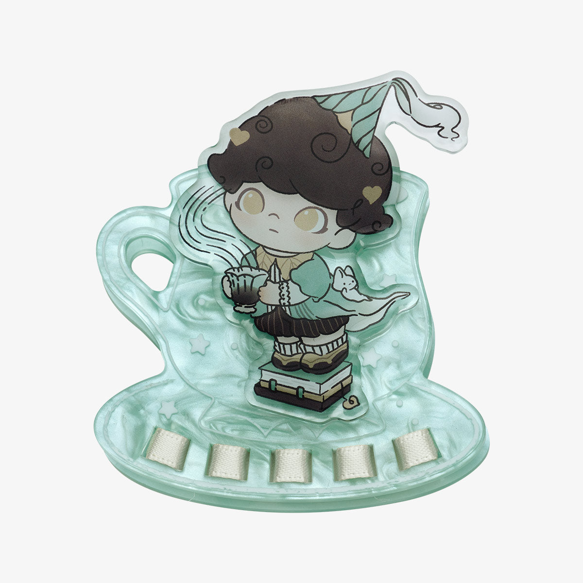 778. DIMOO Crush on Coffee Series-Acrylic Fridge Magnet Clip Blind Box