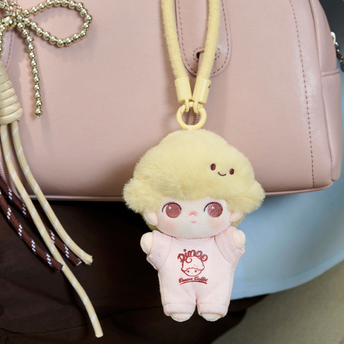 773. DIMOO Crush on Coffee Series-Soft-faced Plush Keychain Blind Box