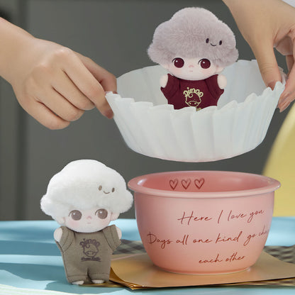 773. DIMOO Crush on Coffee Series-Soft-faced Plush Keychain Blind Box
