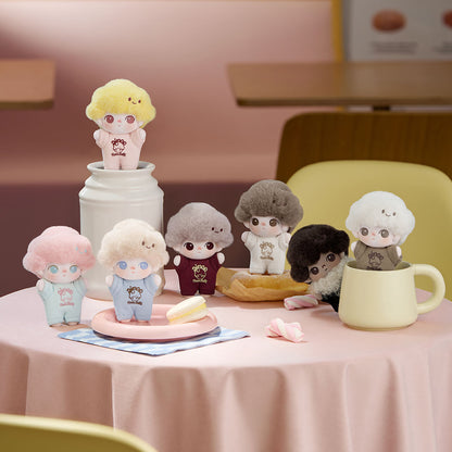 773. DIMOO Crush on Coffee Series-Soft-faced Plush Keychain Blind Box