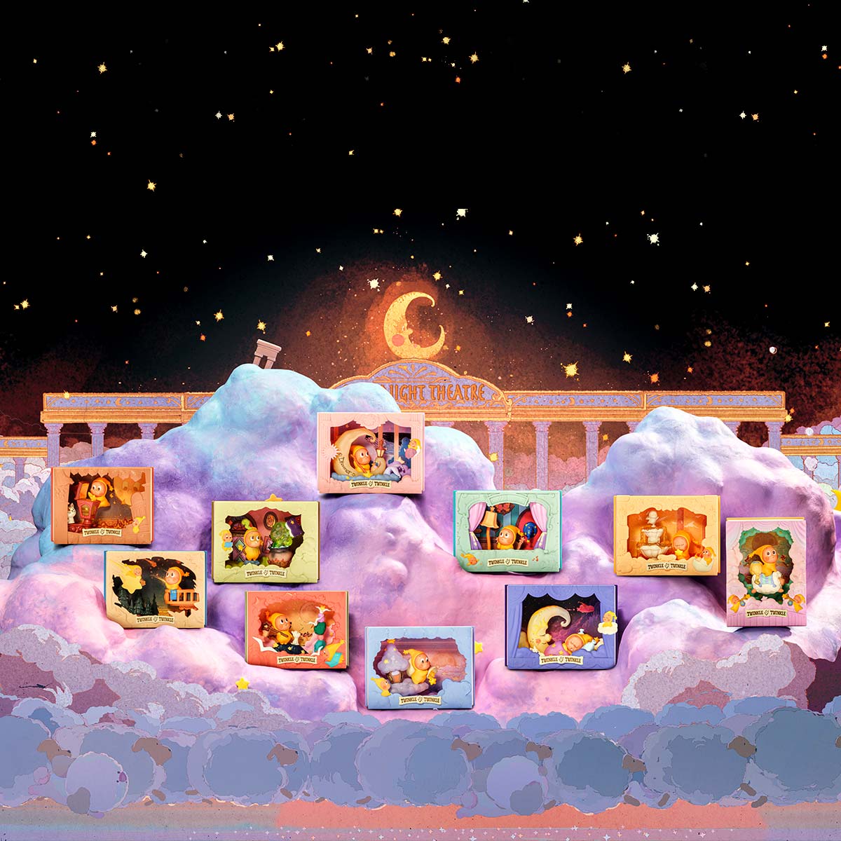 817. Twinkle Twinkle Light Up Series Scene Sets