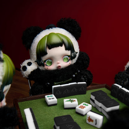 818. SKULLPANDA Lazy Panda Plush Doll Pendant