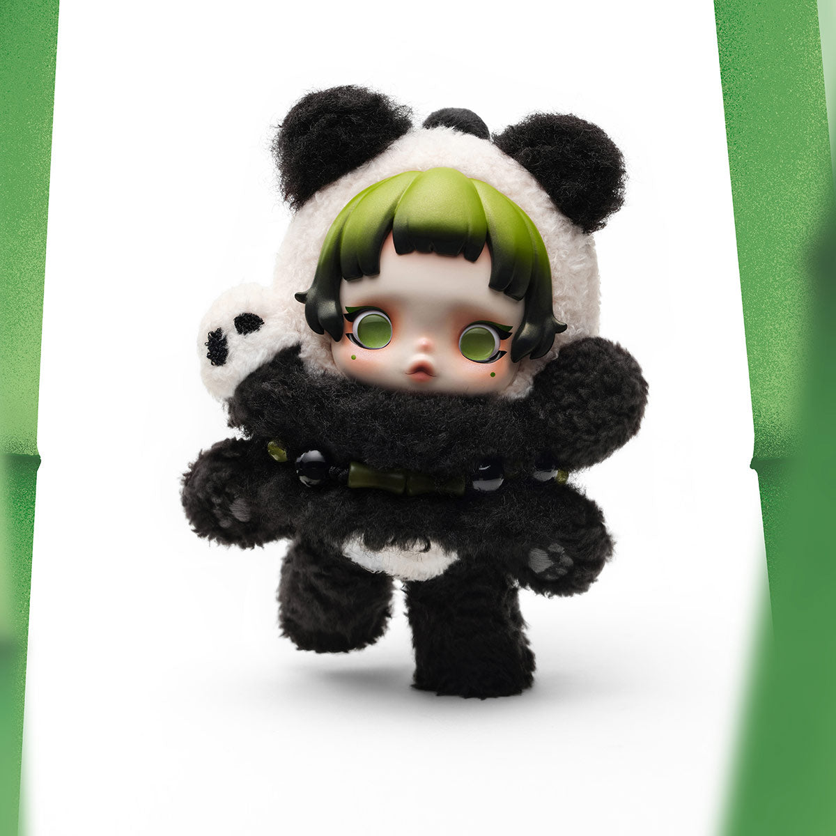 818. SKULLPANDA Lazy Panda Plush Doll Pendant