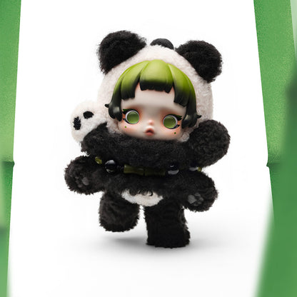 818. SKULLPANDA Lazy Panda Plush Doll Pendant